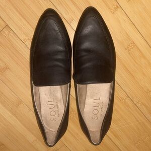 Black Loafers, women’s size 6.5, memory foam shoe sole